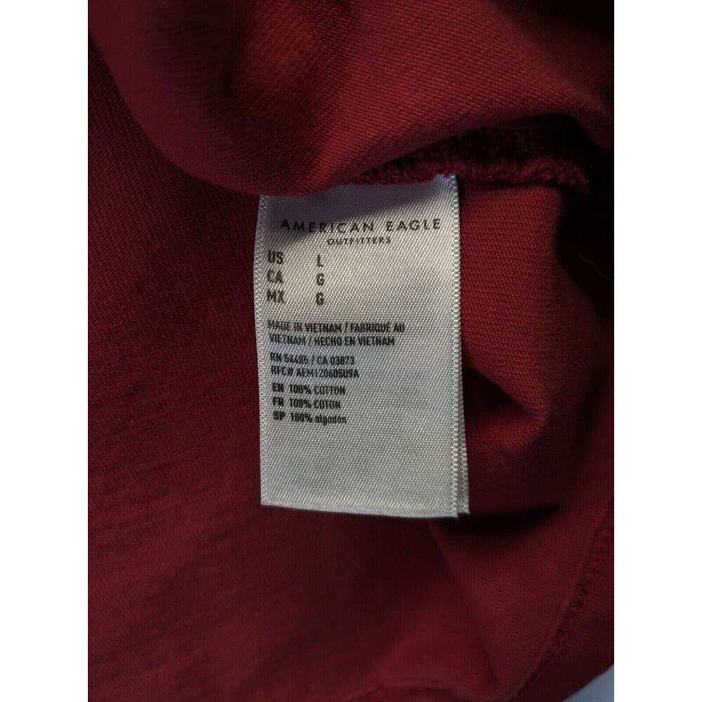 Disney X AE American Eagle Mens Large Red Mickey Mouse Firework Graphic T-Shirt - Picture 6 of 7